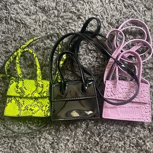 3 Mini Crossbody Fashion Bags
